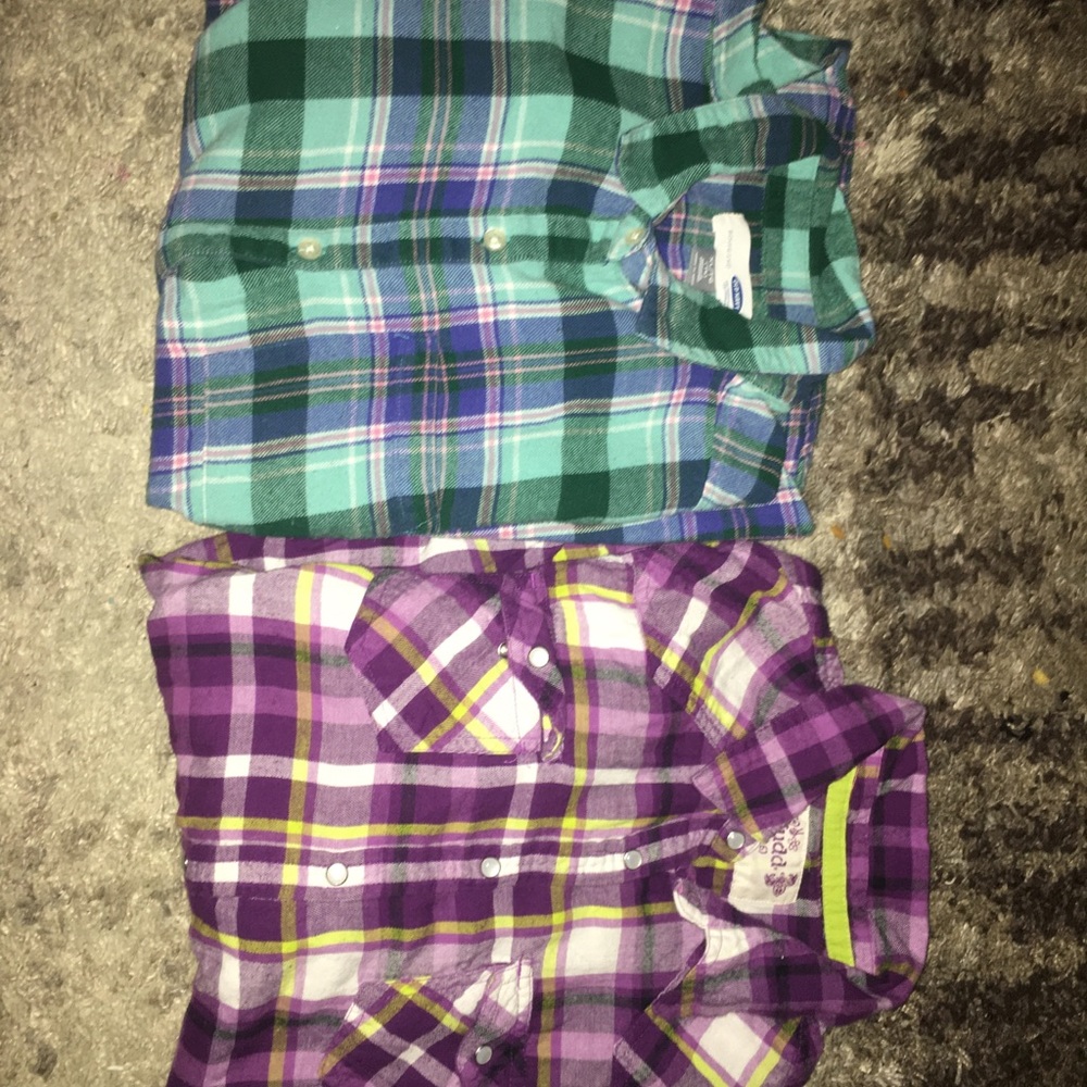 Bundle of Two girls flannels
